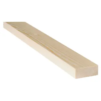 Bouwhout vuren geschaafd 18x44 mm lengte 270 cm