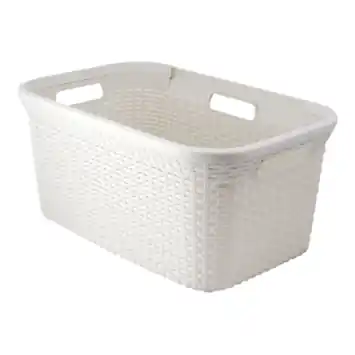 Curver Style Vintage wasmand wit 45 l