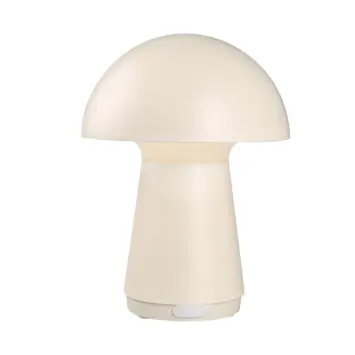 Tafellamp Mush draadloos LED 3W USB oplaadbaar, beige
