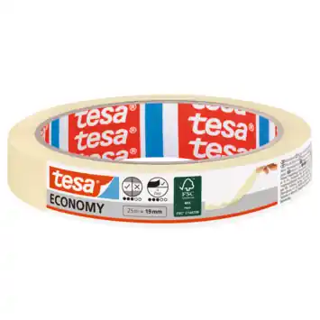 Tesa schilderstape universeel beige 19 mm x 25 m