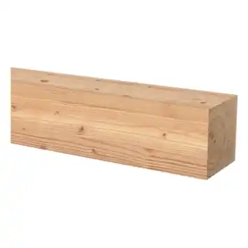 Tuinpaal vierkant Douglas hout fijnbezaagd 15 x 15 x 300 cm