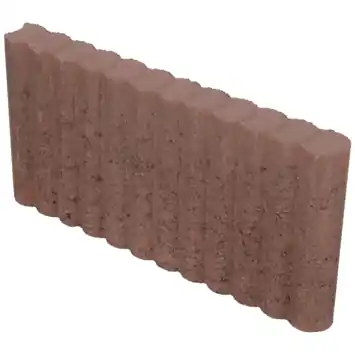 Stonewish palissade quadroband bruin 6 x 25 x 50 cm