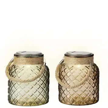 Solar tafellamp glas