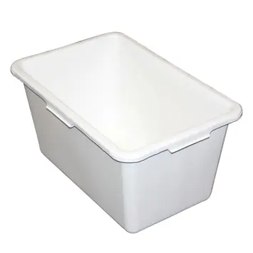 Stuckuip rechthoekig 45 liter wit