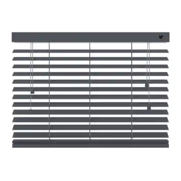vtwonen houten jaloezie 50 mm basalt (kleurnr. 955) 100x180 cm (bxh)