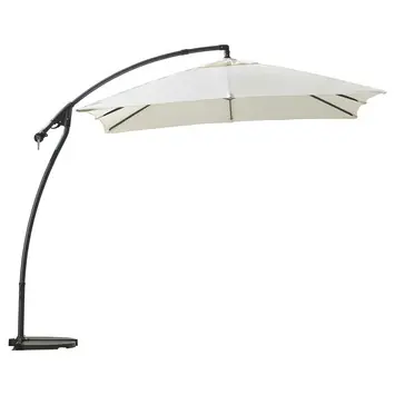 Zweefparasol Florida vierkant ecru 250 x 250 cm