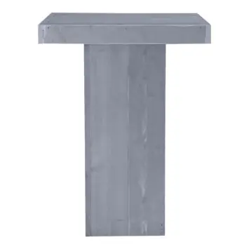 Statafel Olburg grijs steigerhout 82 x 82 cm