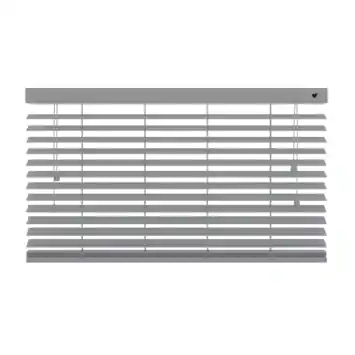 vtwonen houten jaloezie 50 mm grijs (kleurnr. 956) 140x180 cm (bxh)