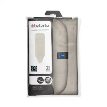 Brabantia strijkplankhoes C Denim Grey katoen 124 x 45 cm complete set