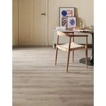 vtwonen click PVC EVC Barley bruin houtlook incl. geïntegreerde ondervloer