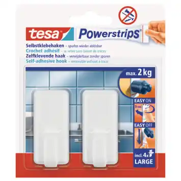 Tesa Powerstrips haak groot 2 stuks