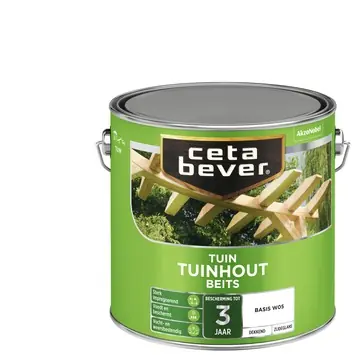 CetaBever Tuinhoutbeits zijdeglans dekkend 2,5 liter