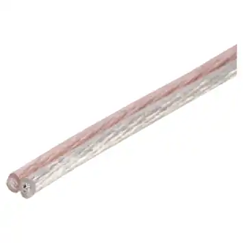 Q-Link luidsprekersnoer 2 x 1,5 mm² 10 meter transparant