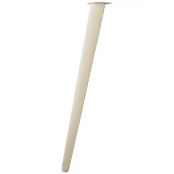 Duraline tafelpoot Danish Leg Ovar 72 cm