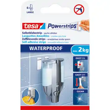 Tesa Powerstrips waterproof strips 6 stuks
