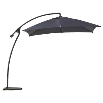Zweefparasol Florida vierkant antraciet 250 x 250 cm