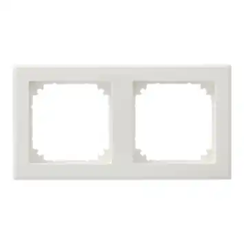 Schneider Merten System-M Smart Afdekraam 2-voudig Polarwit
