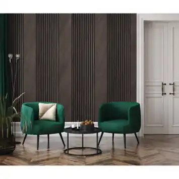 Decorpaneel koper voor lattenwand 260x26cm, dikte 22 mm, 1,35m²