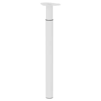 Duraline tafelpoot rond wit Ø5,6x70x110 cm