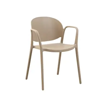 Tuinstoel Sam beige kunststof