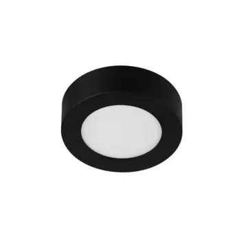 Prolight plafondlamp Vigo LED 6W rond 17cm zwart IP20