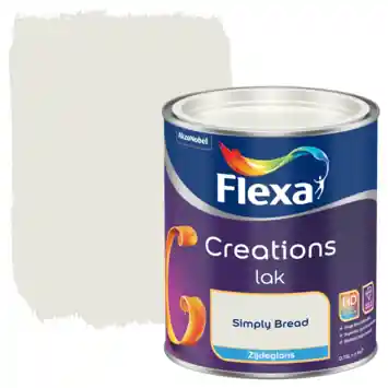 Flexa Creations binnenlak zijdeglans simply bread 750 ml