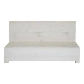 Tussenelement Hava 132 cm wit steigerhout