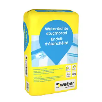 Weber Beamix waterdichte stucmortel 20 kg
