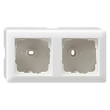 Gira ST55 Opbouwraam 2-voudig Wit