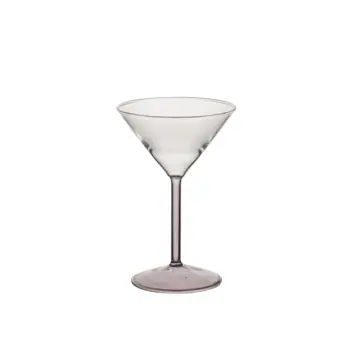 Cocktail glas paars 11x11x17cm