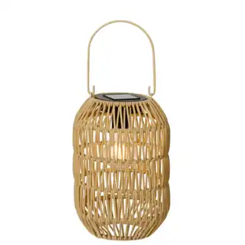 Solar lantaarn naturel 24,5cm