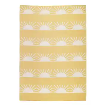 Buitenkleed Sunny geel 160x230 cm