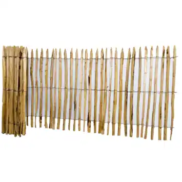 Tuinhek Theems kastanje hout op rol 100 x 500 cm