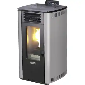 Qlima pelletkachel Fiorina 74 S grijs