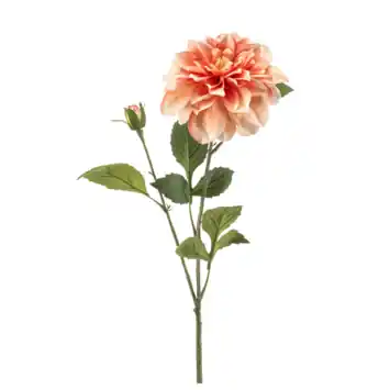 Dahlia spray oranje 70cm