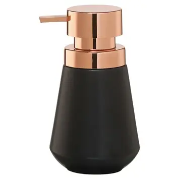 Sealskin Conical zeepdispenser porselein zwart