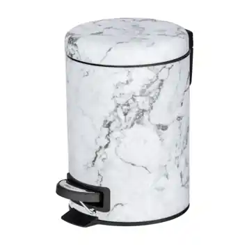 Wenko afvalemmer Onyx mat