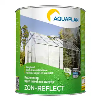 Aquaplan Zon-reflect zonwerende verf voor serre 1 L