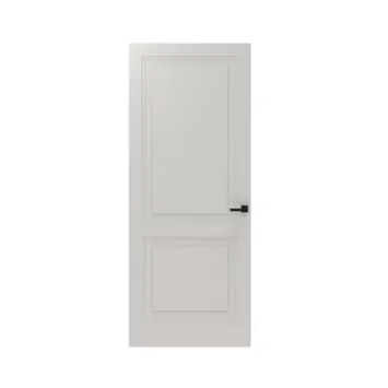 Lundia binnendeur Vika Tva BA02 RAL 9010 gelakt stomp links 73 x 201,5 cm