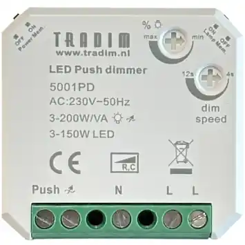 Tradim LED Pulsdimmer 3-200W