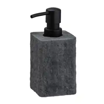 Villata zeepdispenser polyresin grijs