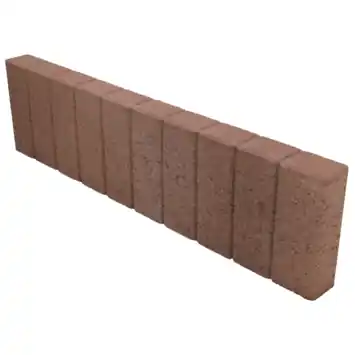 Stonewish palissade quadroband bruin 8 x 25 x 100 cm