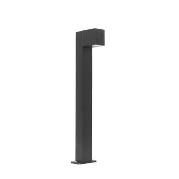 QAZQA staande buitenlamp Baleno 1-lichts 11W GU10 zwart aluminium 65 cm