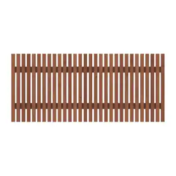 Tuinhek Modern geïmpregneerde grenenhout  bruin 60 x 180 cm