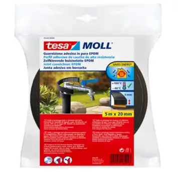 Tesa buisisolatie zelfklevend 20mm breed, lengte 5 meter