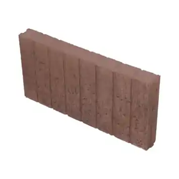 Stonewish palissade quadroband bruin 6 x 25 x 50 cm