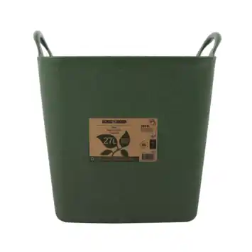 Flexibele kuip / emmer Groen 27L (100% gerecycled)