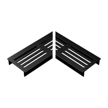 Stonewish Ultra Drain L-rooster zwart recht patroon
