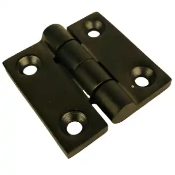 Scharnier 38x38x4mm RVS Zwart