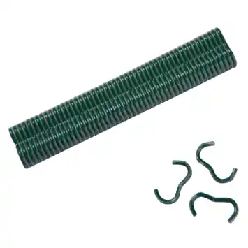 Giardino Omega krammen groen kunststof 20 mm 1000 stuks